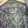 Barbour x Moon Reelin Wax Jacket Tweed Wool Trims Olive Green - Large Image 10