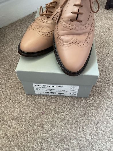 Hobbs leather soled brogues size 40