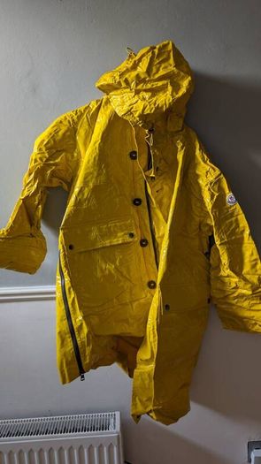 Moncler Raincoat Mustard