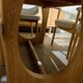 180cm Oak Dining Table Like New Image 6