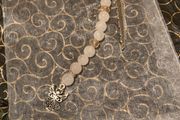 Beautiful Handmade Rose Quartz Crystal Angel Bookmark