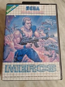 Mercs Sega Master System Arcade Retro Games Original