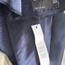 Brand New ASOS design Navy Satin Cowl Neck Maxi Dress UK 16 Image 6