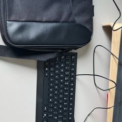 Laptop bag, mouse, and keyboard