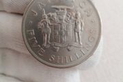 1966 Jamaica 5 Shillings Coin