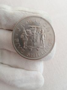 1966 Jamaica 5 Shillings Coin