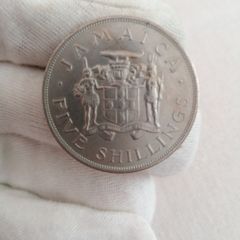 1966 Jamaica 5 Shillings Coin