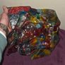 Hand Blown Stained Glass Art Bowl/Plate Image 6