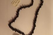 Lemon topaz, Garnet &amp; Gold plated necklace