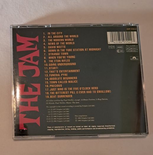 Greatest Hits by The Jam CD