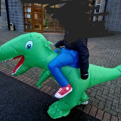 halloween blow up dinosaur costume