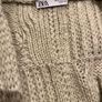 Zara almond green vest Image 2