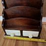Vintage Old Wooden Letter / Magazine Holder, Image 5