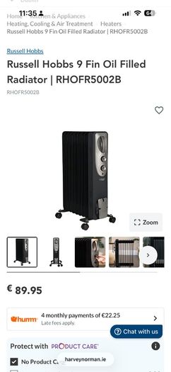 2 Russell Hobbs radiators