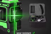 3D 12 Lines Self-leveling Laser Level with 1.2M 3 Heights Adjustable Alloy Extension Bar Tripod Stand and Carrying Bag
