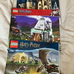 lego instruction manuals x 4