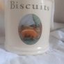 Vintage Farmhouse  Biscuit Jar. Image 2