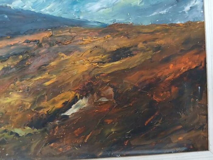Vintage Oil Painting by C McLoughlin (1970)