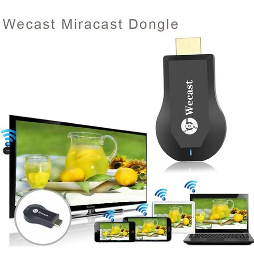 Wecast C2 Miracast WiFi Display Dongle Receiver 1080P AirPlay Mirroring DLNA