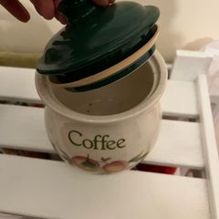 Coffee container , porcelain