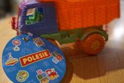Polesie Orange, Blue and Green Tipper Truck