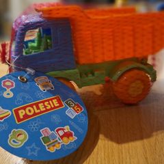 Polesie Orange, Blue and Green Tipper Truck