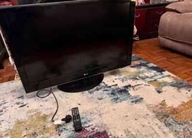 42" LG TV non smart w stand & remote