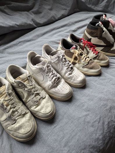 3x Pairs Second Hand Nike Trainers