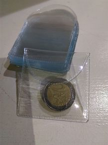 30 Plastic Coin Holders