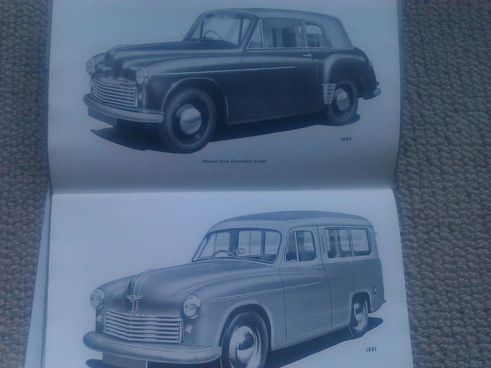 Hillman Minx Mark V. Owners Handbook.