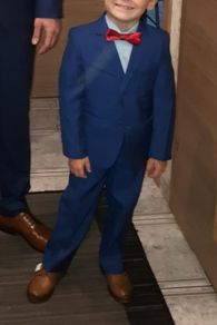 Boys 3pc suit and leather shoes