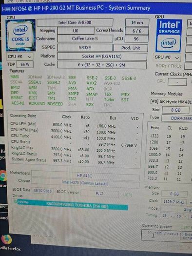 Hp 290 G2 Mt