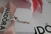 New genuine pandora gold key to my heart charm