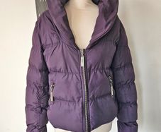 Vintage Y2K 2000s Katherine Hamnett purple puffa jacket sportswear 12