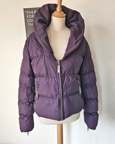 Vintage Y2K 2000s Katherine Hamnett purple puffa jacket sportswear 12