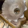 Lampshade Antique Hollophane Ribbed Glass Image 4