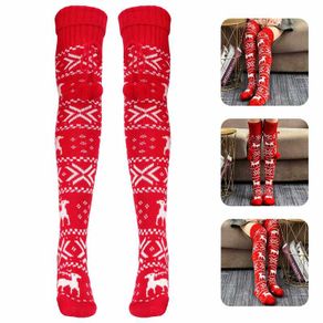 Christmas Socks Knee-high
