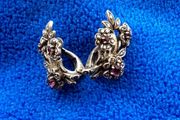 Marcasite and Amethyst Earrings
