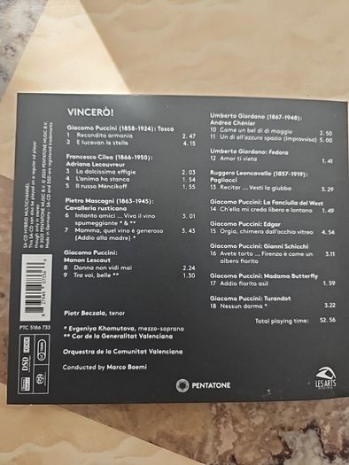 Piotr Beczala SACD - Vincero!
