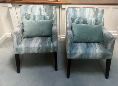 Bespoke set of custom made chairs