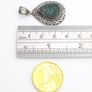 Vintage 925 Sterling Silver Druzy Quartz Pendant Image 7