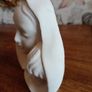 Vintage Hand Cast Chalk Ware Mary & Child. Image 3