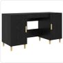 Black Office Desk Image 2