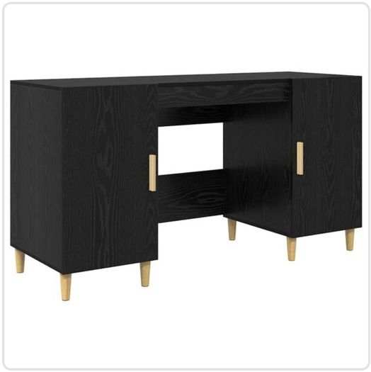 Black Office Desk