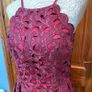 Chi Chi London high neck laser cut midi dress. Size UK16 Image 4