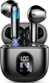 Wireless Earbuds, Bluetooth 5.3 Headphones 2023 Wireless Headphones in Ear with ENC Mic, Bluetooth Earphones Noise Cancelling Ear buds with 50H Hifi Stereo