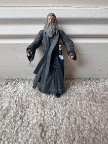 The Hobbit Gandalf The Grey Action Figure 2012 approx.10.5 cm. Used Please see photos