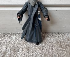 The Hobbit Gandalf The Grey Action Figure 2012 approx.10.5 cm. Used Please see photos