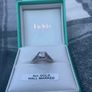 9ct white gold ring Image 7