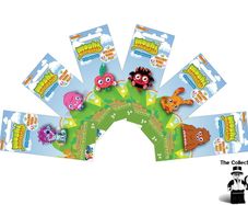 Lot Of 6 Corgi Moshi Monsters Full Set Of Series 1 Pin Badges All Brand New In Packets